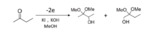 Preparation of α-Hydroxylated Acetal from 2-Butanone by Indirect Electrooxidation Scheme 1: