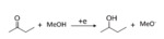 Preparation of α-Hydroxylated Acetal from 2-Butanone by Indirect Electrooxidation Scheme 2: